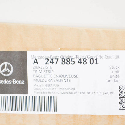 NEW MERCEDES-BENZ B W247 FRONT BUMPER BOTTOM TRIM STRIP A2478854801 ORIGINAL