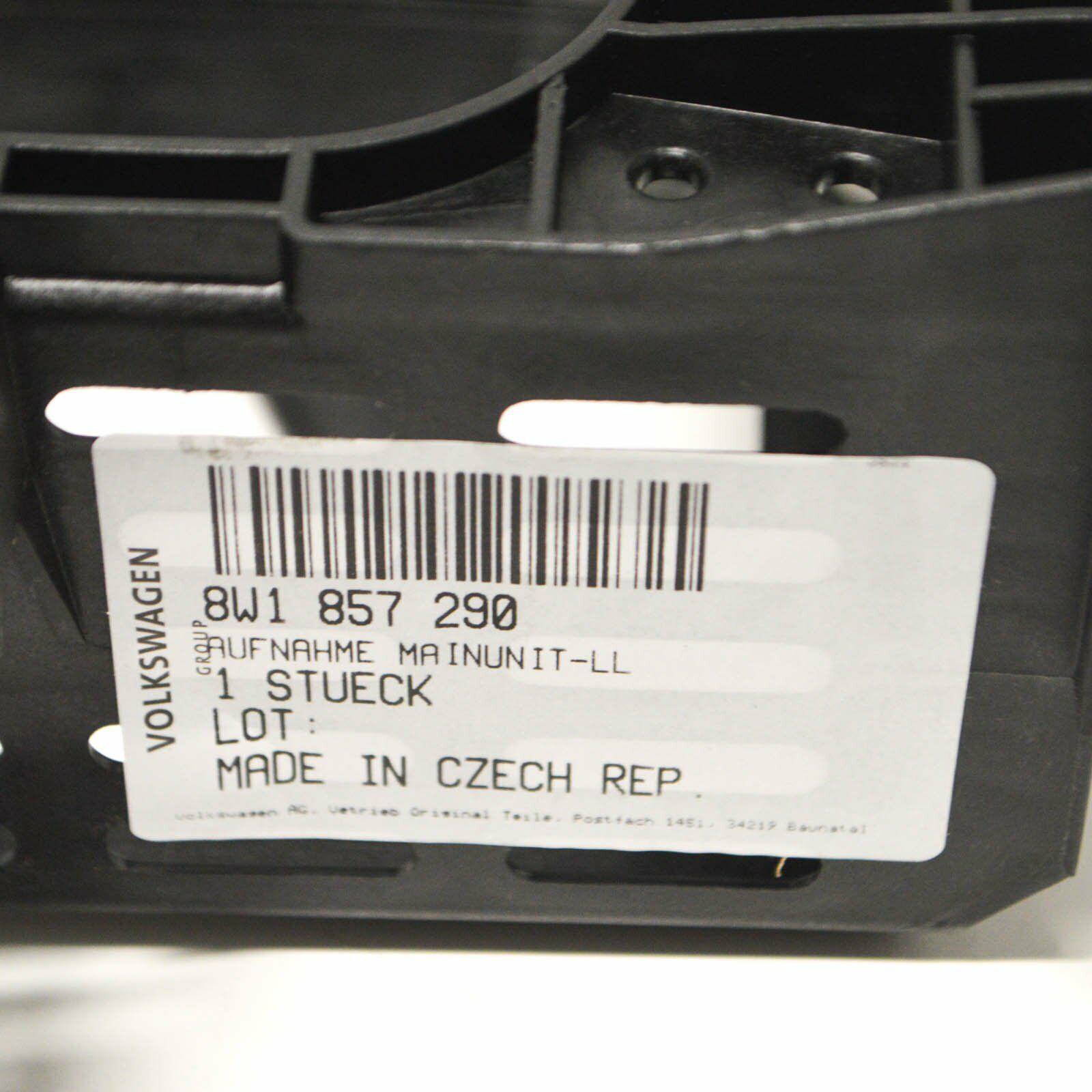 NEW AUDI A4 B9 MEDIA PLAYER BRACKET 8W1857290 LHD 2017 ORIGINAL