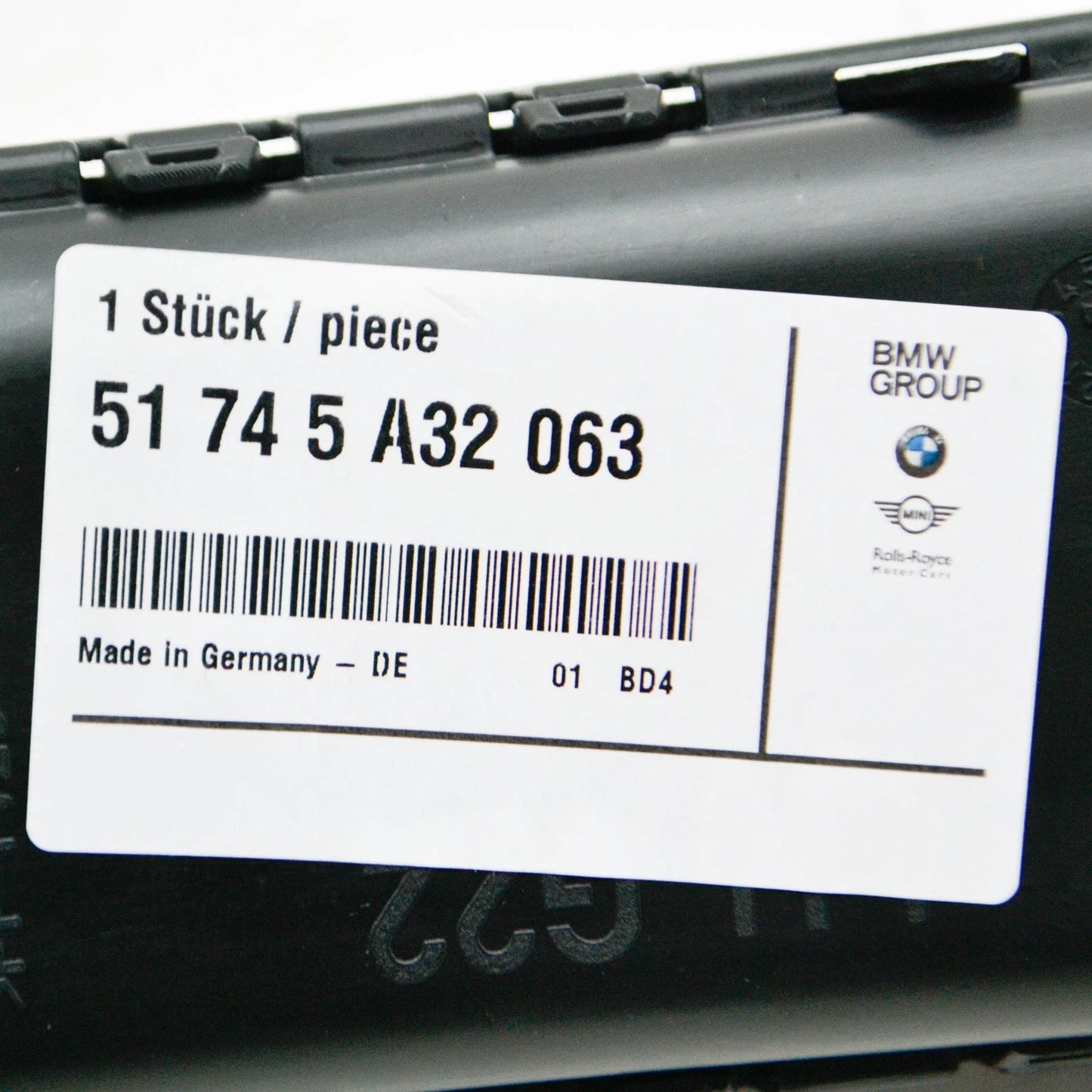 NEW BMW 4 COUPE G22 FRONT LEFT BRAKE AIR DUCT 51745A32063 5A32063 ORIGINAL