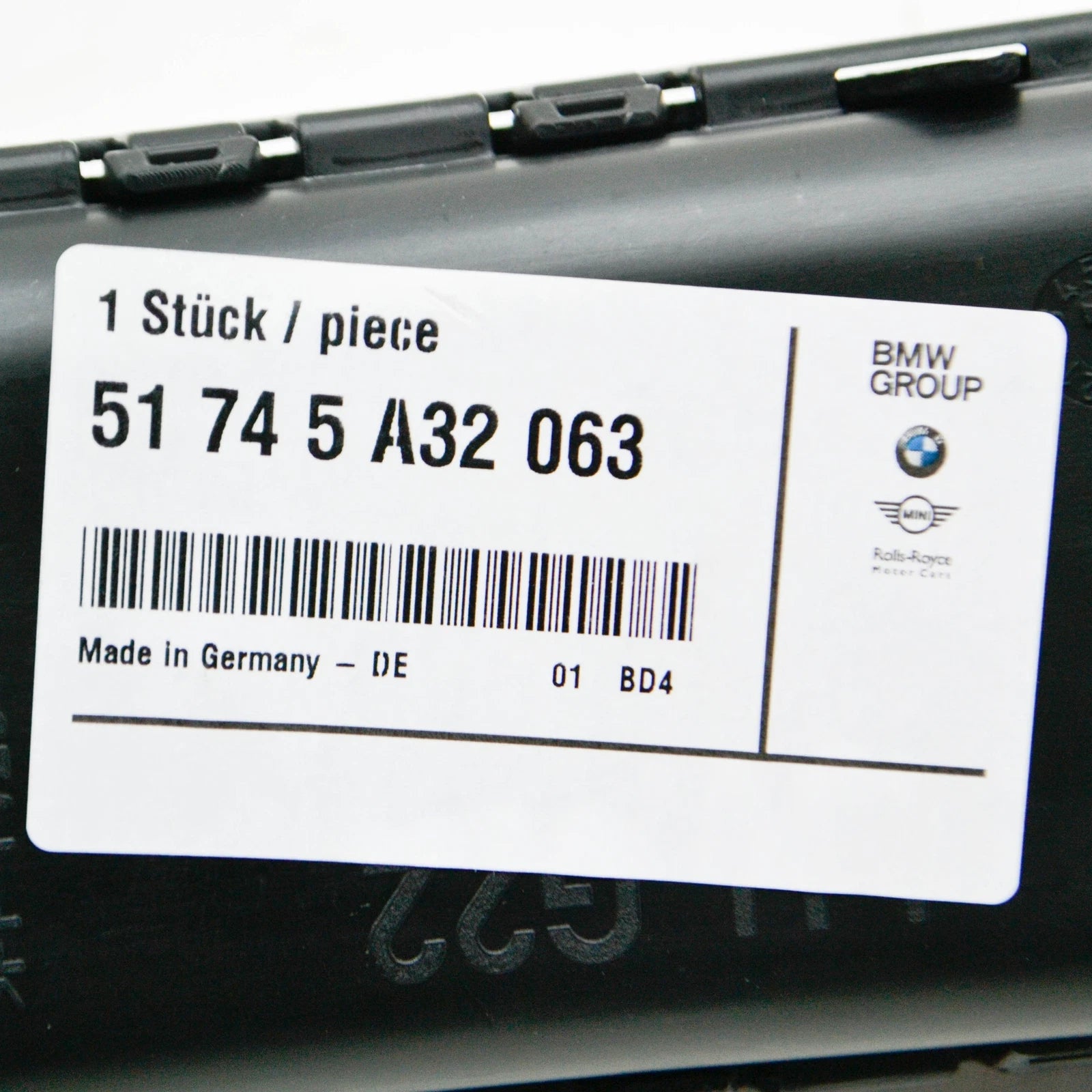 NEW BMW 4 COUPE G22 FRONT LEFT BRAKE AIR DUCT 51745A32063 5A32063 ORIGINAL