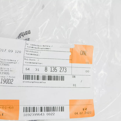 NEW BMW 3 COMPACT E36 REAR TENSION HANGER GASKET 8135273 54318135273 ORIGINAL