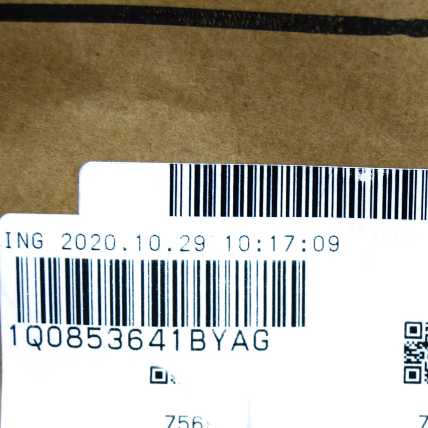 NEW VW EOS 1F7 FRONT BUMPER RADIATOR GRILLE 1Q0853641BYAG ORIGINAL