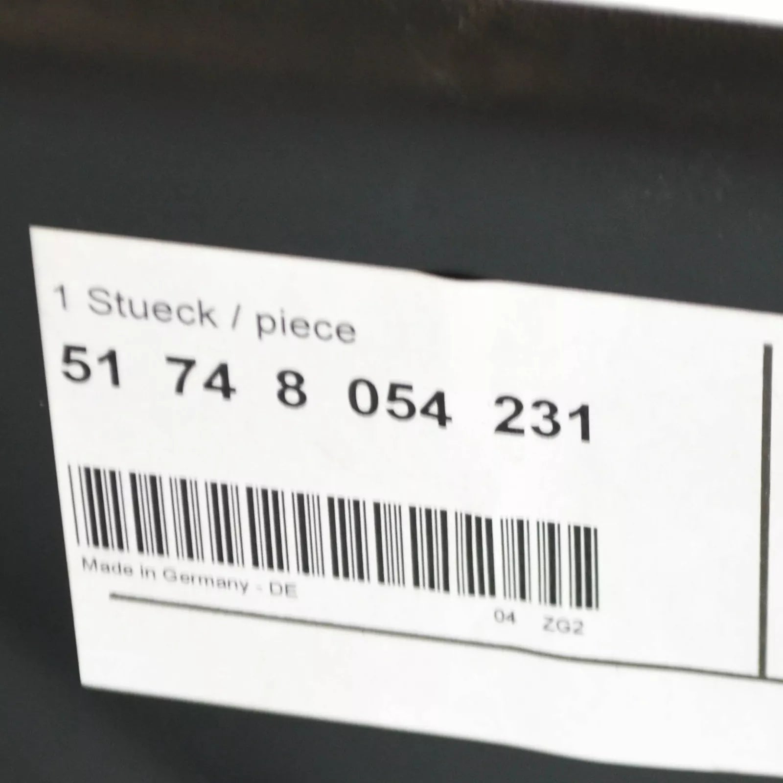 NEW BMW 3 F30 LCI M FRONT LEFT RADIATOR EXTERIOR AIR DUCT 51748054231 ORIGINAL