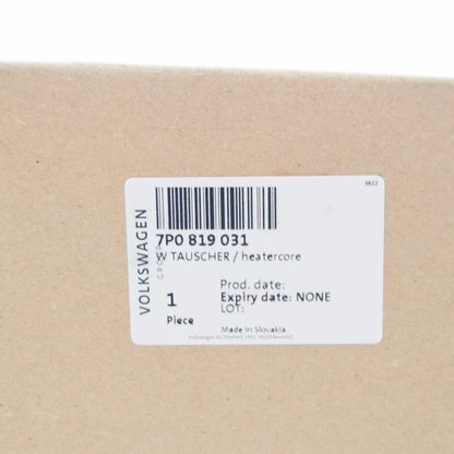 NEW VOLKSWAGEN TOUAREG 7P HEAT EXCHANGER LHD 7P0819031 ORIGINAL