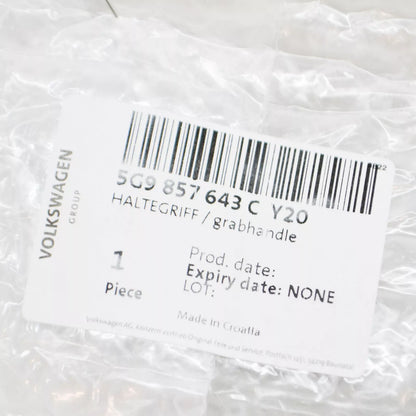 NEW VOLKSWAGEN TOURAN 5T REAR ROOF GRAB HANDLE 5G9857643CY20 ORIGINAL