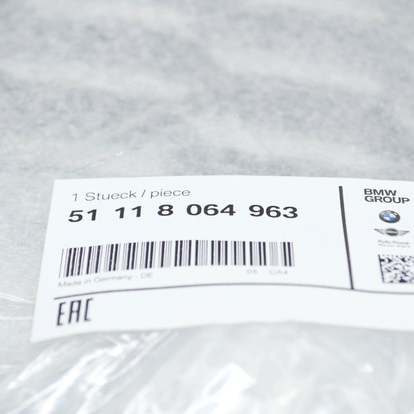 NEW BMW 5 G30 M SPORT FRONT BUMPER LOWER LEFT GRILLE 51118064963 ORIGINAL