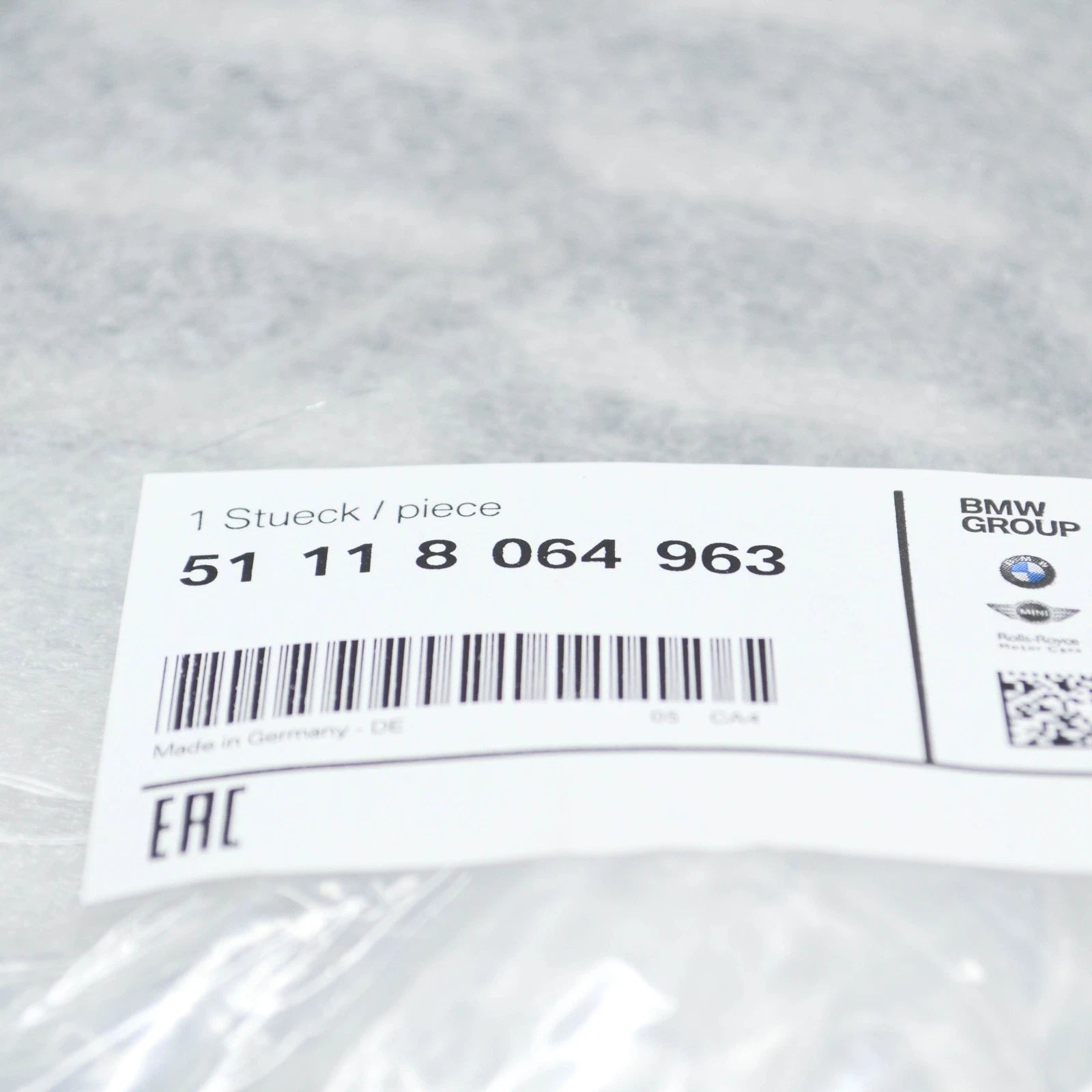 NEW BMW 5 G30 M SPORT FRONT BUMPER LOWER LEFT GRILLE 51118064963 ORIGINAL