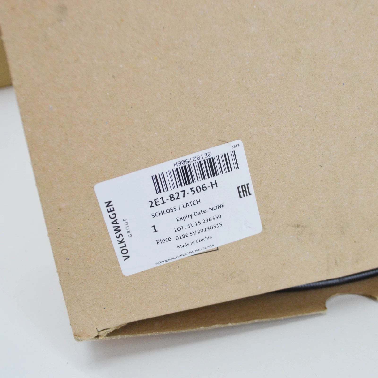 NEW VOLKSWAGEN CRAFTER 2E REAR DOOR LID LOCK 2E1827506H ORIGINAL