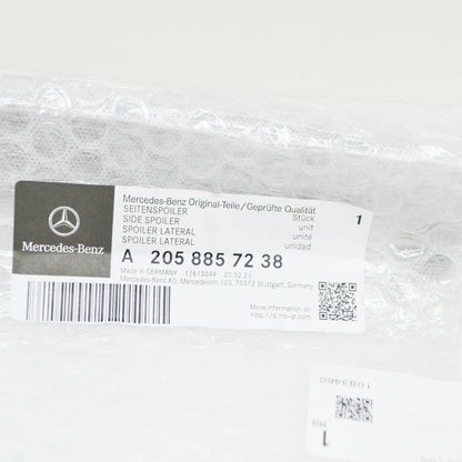 NEW MB C-CLASS COUPE C205 FRONT BUMPER RIGHT SIDE SPOILER A2058857238 ORIGINAL