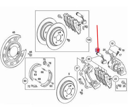 NEW MERCEDES-BENZ SPRINTER 906 FRONT BRAKE PAD WEAR SENSOR A9065401517 ORIGINAL