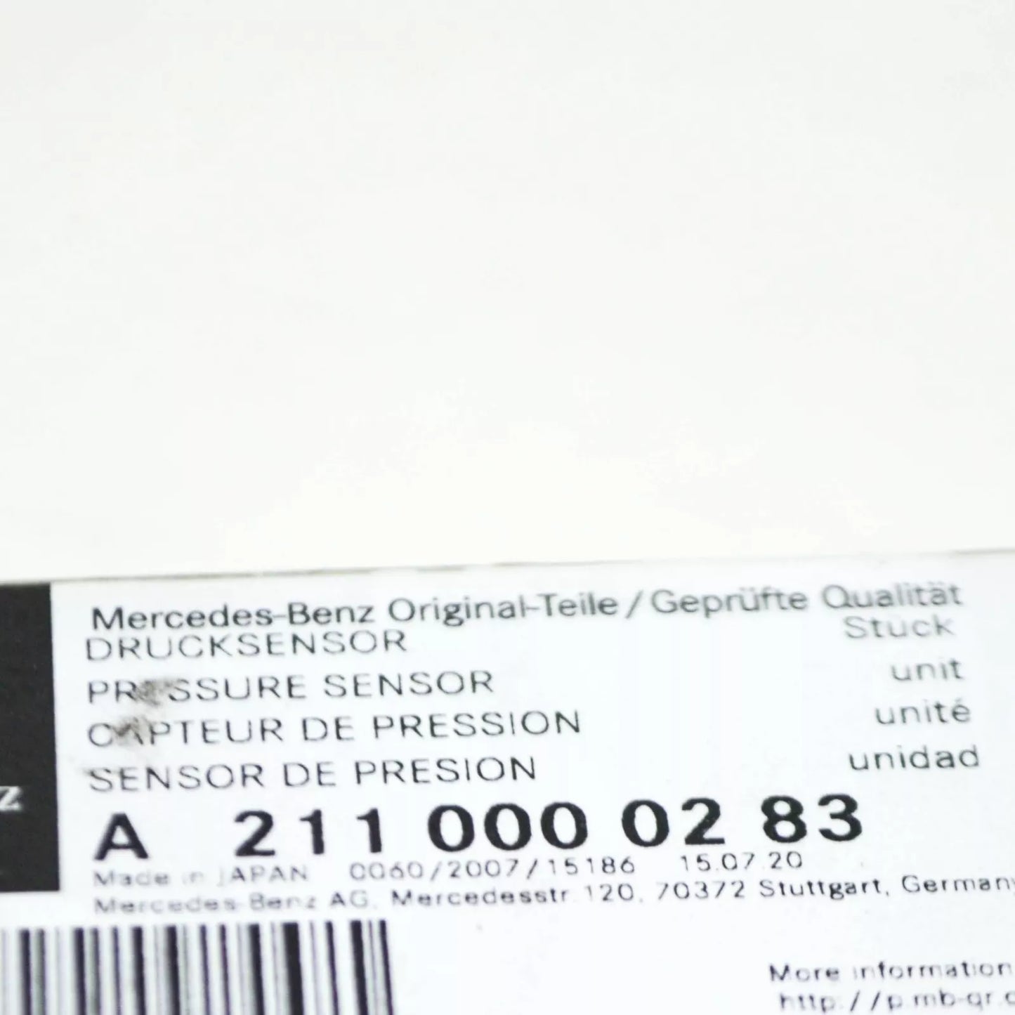 NEW MERCEDES-BENZ E-CLASS W211 AIR CONDITIONING SENSOR A2110000283