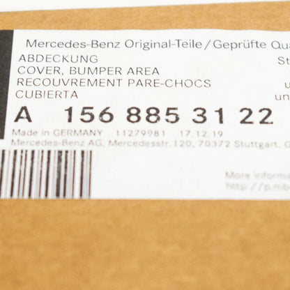 NEW MERCEDES-BENZ GLA X156 FRONT BUMPER CENTRAL GRILLE A1568853122