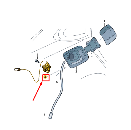 new audi a8 d5 fuel filler door lock actuator 8v4862159b original
