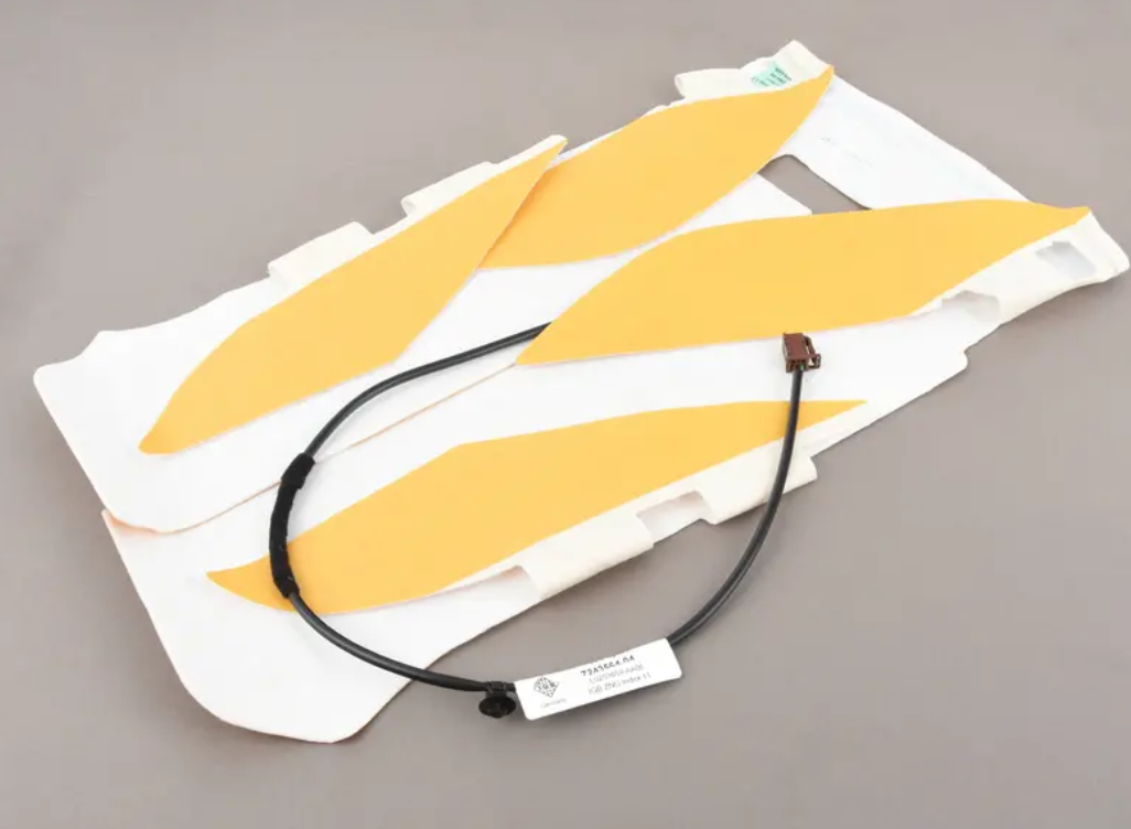 new bmw f23 front seat sports backrest heating elem. 7243564 64117243564