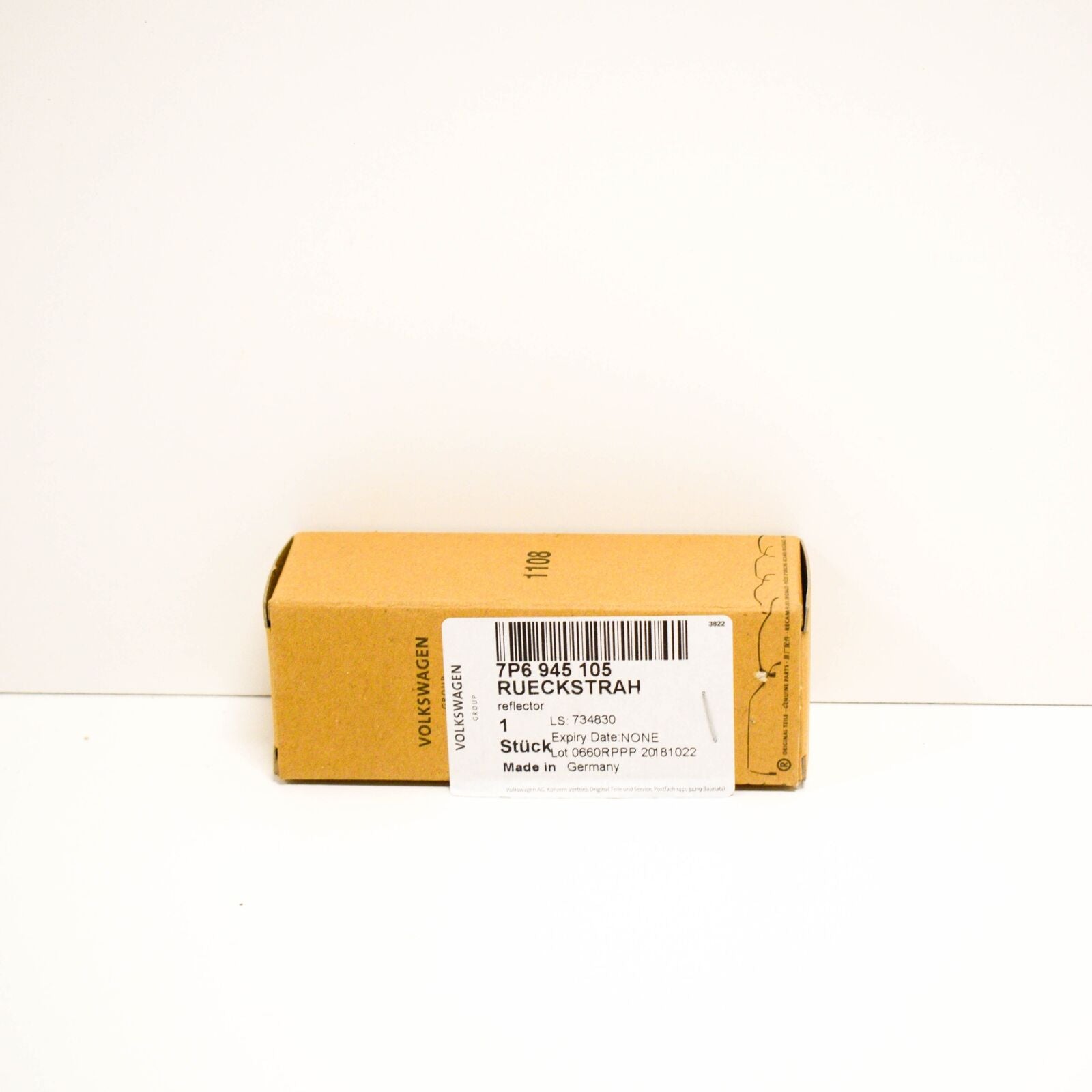 NEW VOLKSWAGEN TOUAREG 7P REAR LEFT INNER REAR REFLECTOR 7P6945105 ORIGINAL