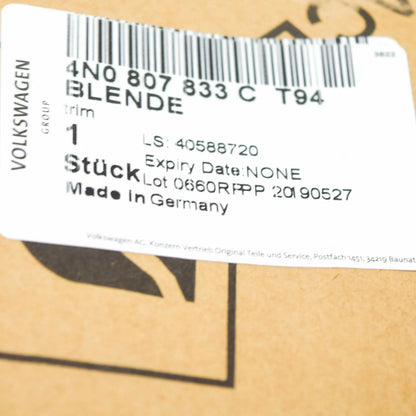 NEW AUDI A8 4N D5 REAR BUMPER LEFT SIDE TRIM 4N0807833CT94