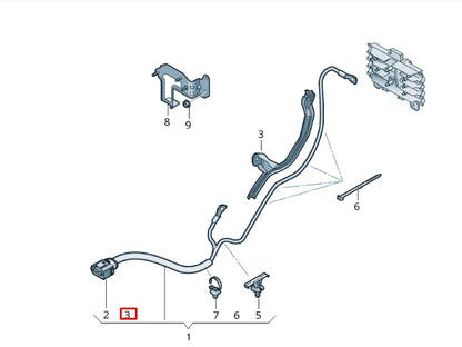 NEW VW CRAFTER SY ELECTROMECHANICAL POWER STEERING CABLE GUIDE 7C0971615