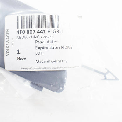 NEW AUDI A6 C6 FRONT BUMPER TOW HOOK EYE COVER 4F0807441FGRU 2009