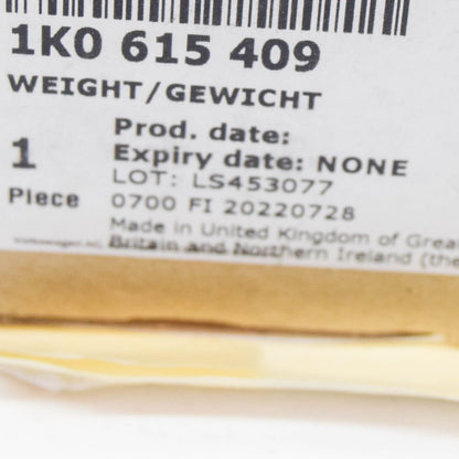 NEW VOLKSWAGEN PASSAT B6 FRONT WHEEL BALANCE WEIGHT 1K0615409 ORIGINAL