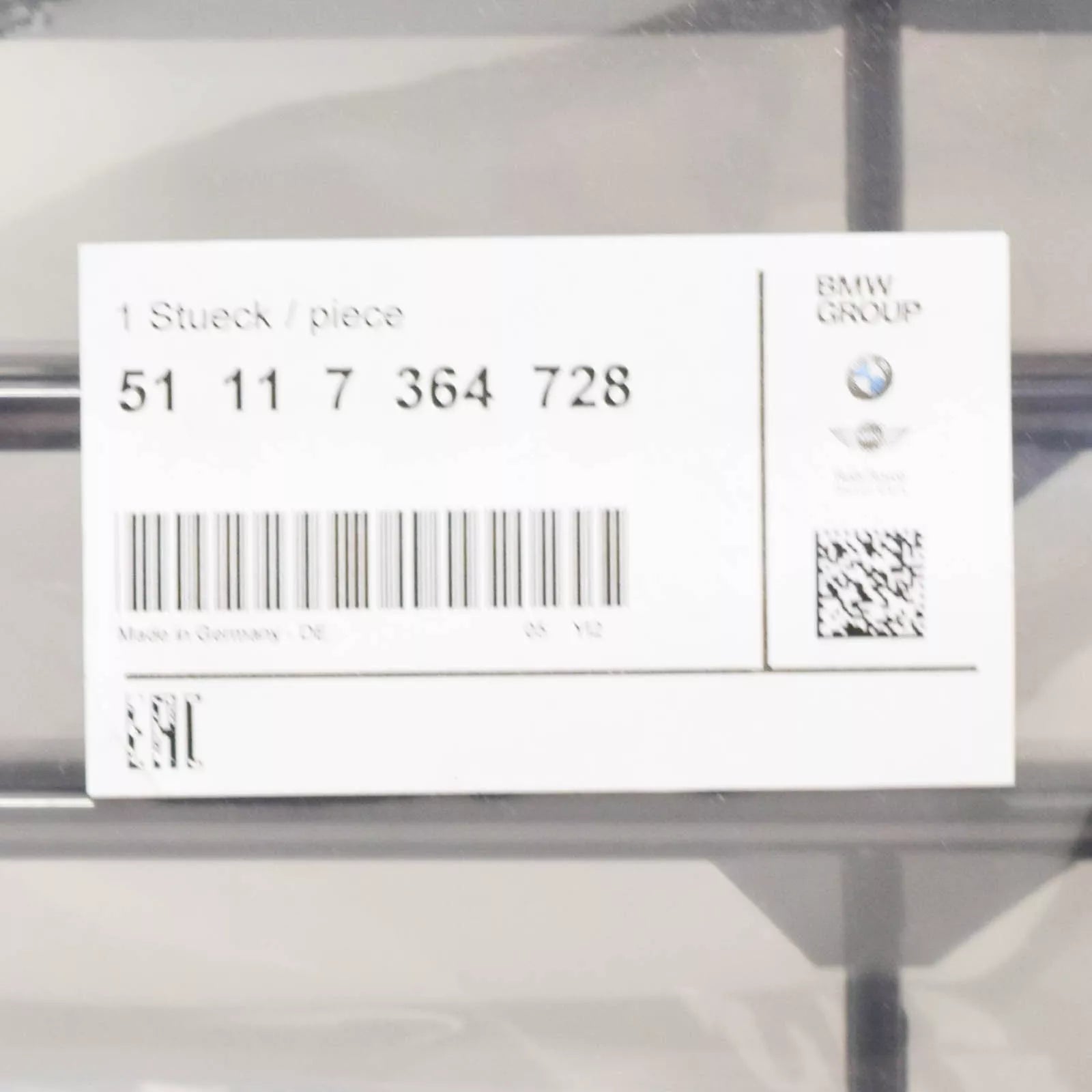 NEW BMW 2 F45 FRONT BUMPER CENTER OPEN SPORT LINE GRILLE 51117364728 ORIGINAL