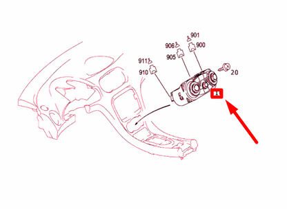 new mb sl r230 automatic air conditioner operating unit a2308301285 original