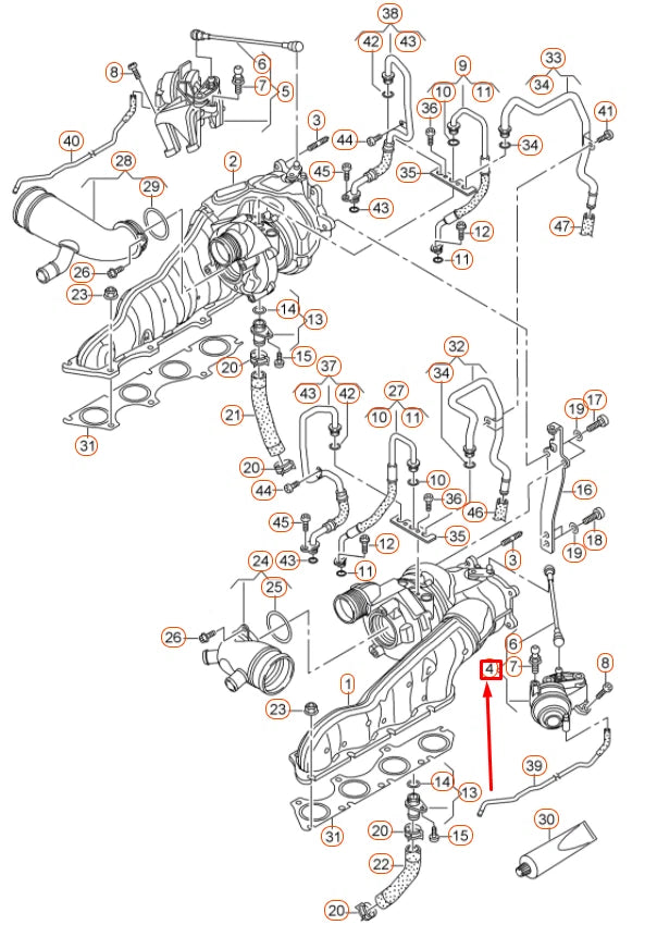 NEW AUDI A6 C7 LEFT SIDE EXHAUST GAS TURBOCHARGER VACUUM UNIT 079145461K