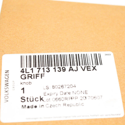 NEW AUDI Q7 4L AUTOMATIC GEAR SHIFT KNOB 4L1713139AJ VEX LHD ORIGINAL