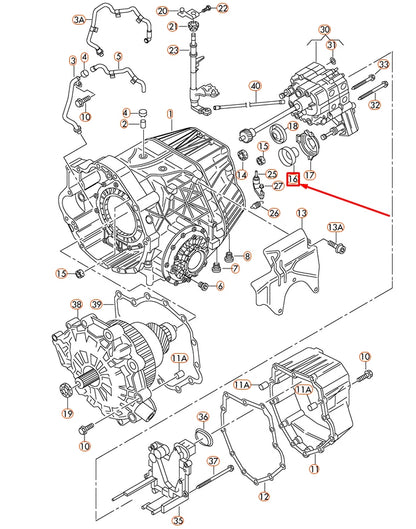 NEW AUDI A6 4F C6 TRANSMISSION SENSOR ROTOR 1 01J331191B ORIGINAL