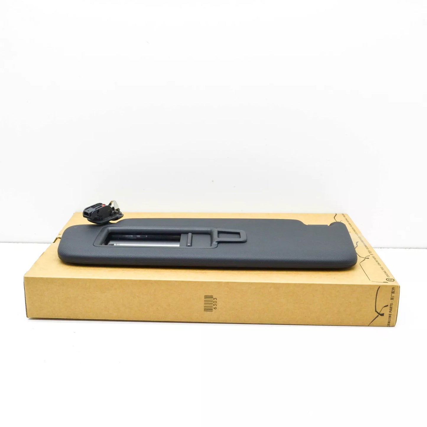 NEW AUDI A4 B9 LEFT SIDE SUN VISOR LHD 8W0857551K7C0 ORIGINAL