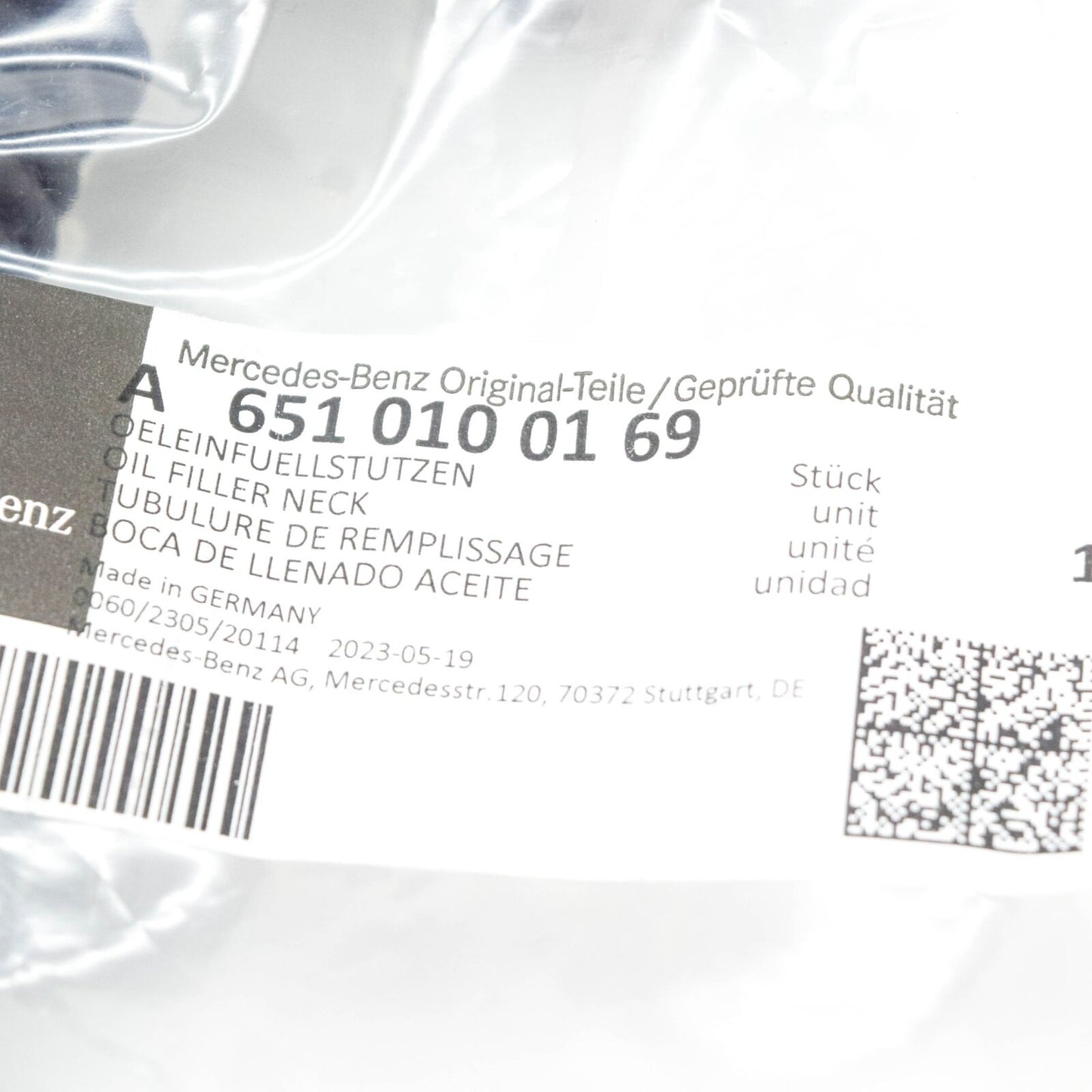 NEW MERCEDES-BENZ SPRINTER 906 CYLINDER HEAD OIL FILLER NECK A6510100169