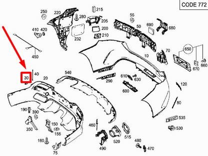 NEW MERCEDES-BENZ GLE COUPE C292 TRAILER TOW CAP COVER A292885442228 ORIGINAL