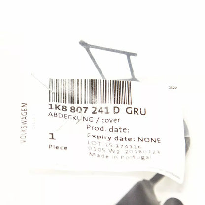 NEW VW SCIROCCO MK3 FRONT BUMPER TOW HOOK EYE COVER 1K8807241DGRU