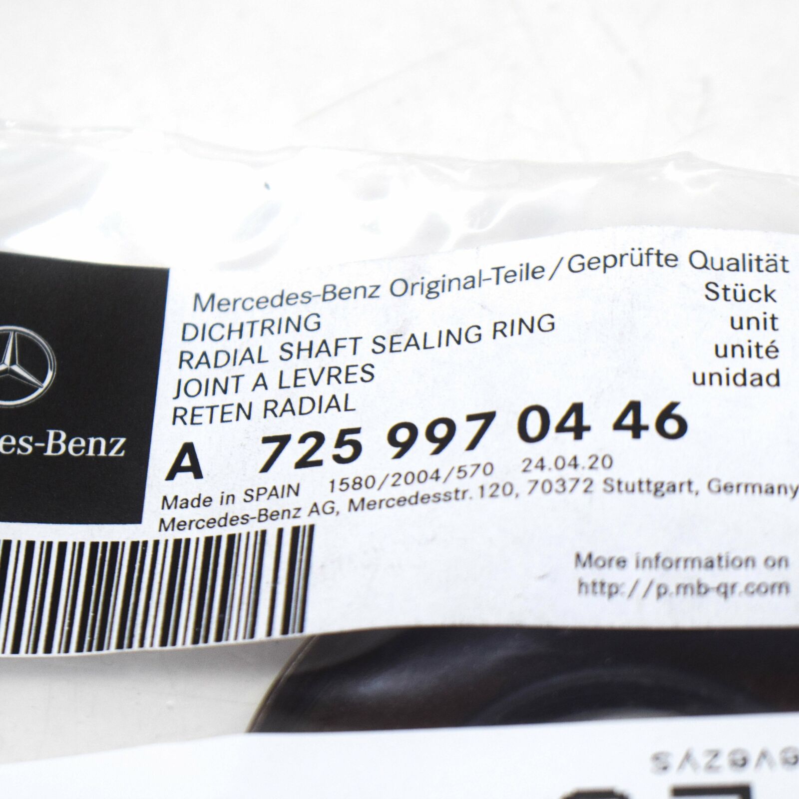 NEW MB GLE COUPE C292 AUTOMATIC TRANSMISSION OIL SEAL A7259970446 ORIGINAL
