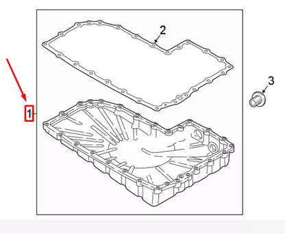 NEW AUDI Q5 FY MK2 TRANSMISSION OIL PAN 0CK321359M