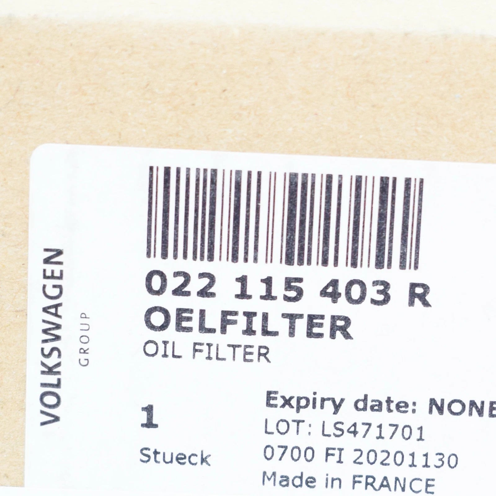 NEW AUDI A3 8P OIL FILTER WITH FLANGE 022115403R ORIGINAL