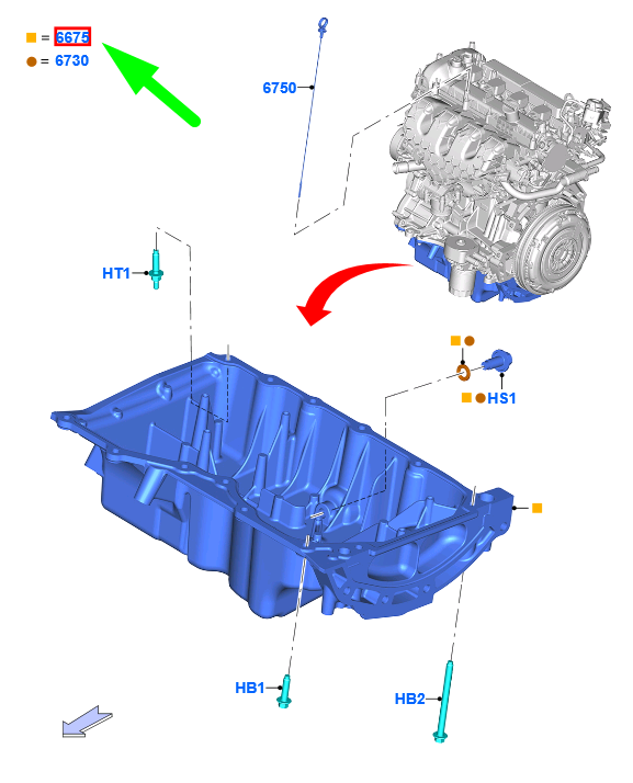 new ford focus mk3 c346 engine oil pan assy 2137213 g1fe-6675-aa original