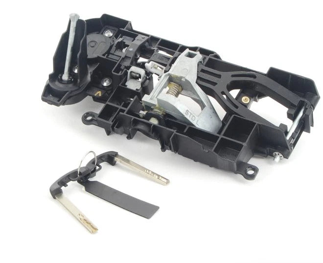 NEW BMW 5 F10 FRONT LEFT DOOR INTERIOR HANDLE FRAME 51217265083 ORIGINAL