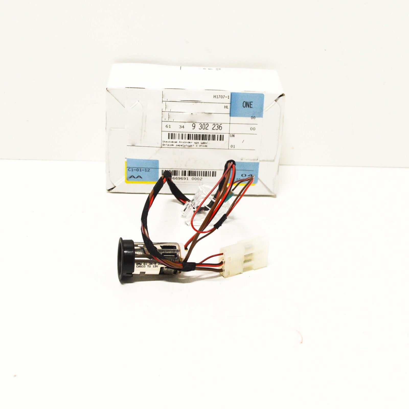 new bmw 5 f10 cigarette lighter socket 61349302236 original