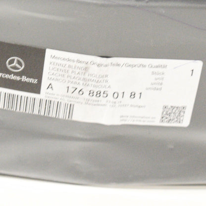 NEW MERCEDES BENZ A W176 FRONT NUMBER LICENSE PLATE HOLDER A1768850181 ORIGINAL