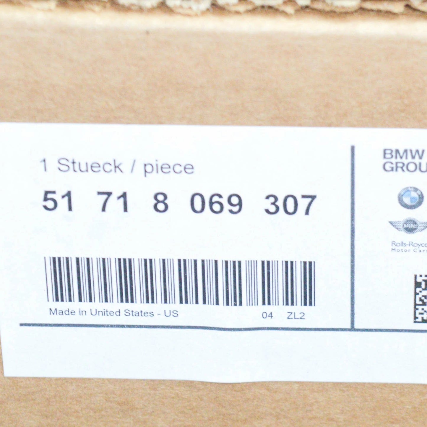 NEW BMW X5 G05 FRONT WHEEL HOUSING LOWER LEFT COVER 51718069307 ORIGINAL
