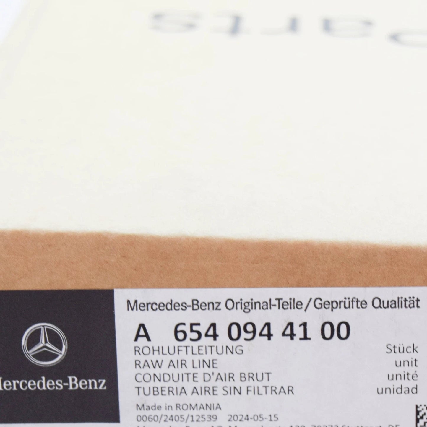 NEW MERCEDES-BENZ GLE W167 RAW AIR LINE A6540944100 ORIGINAL