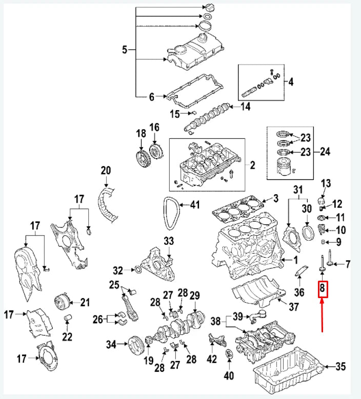NEW AUDI A4 AVANT B7 ENGINE EXHAUST VALVE 038109611E ORIGINAL