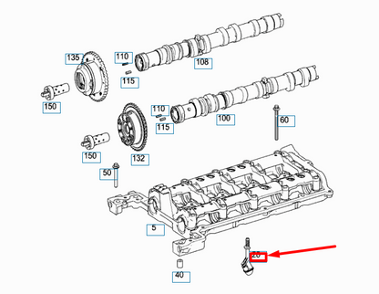 NEW MERCEDES-BENZ C W204 OIL DRAINPIPE LINE A2710181030 ORIGINAL