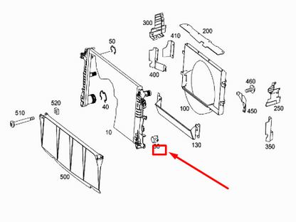 NEW MERCEDES-BENZ E-CLASS W211 RADIATOR DRAIN PLUG A0009970733 ORIGINAL
