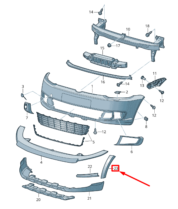 NEW VOLKSWAGEN CADDY 2K MK3 FRONT LEFT WHEEL COVER 2K58055839B9 ORIGINAL