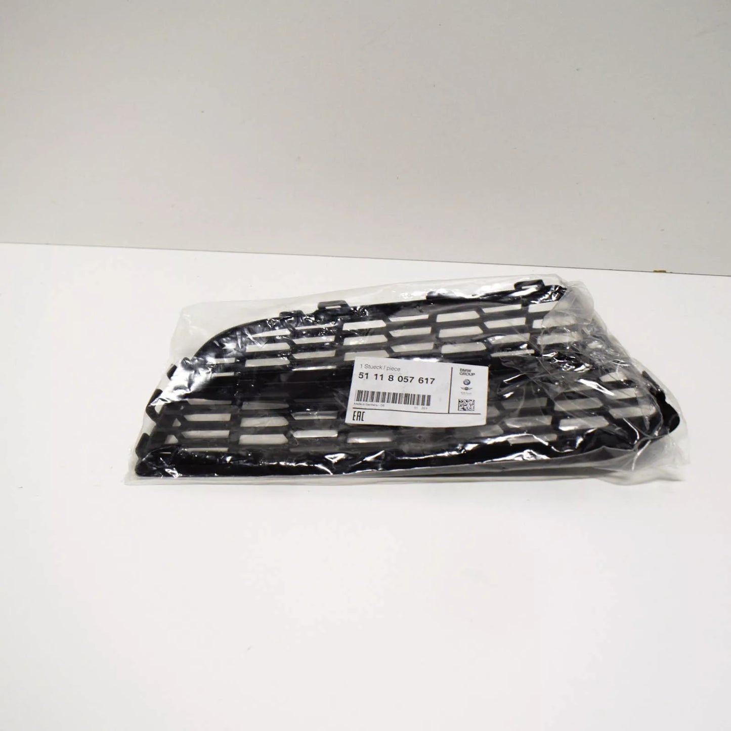 NEW BMW M5 F10 FRONT BUMPER M LEFT OPEN GRILLE M 51118057617 ORIGINAL