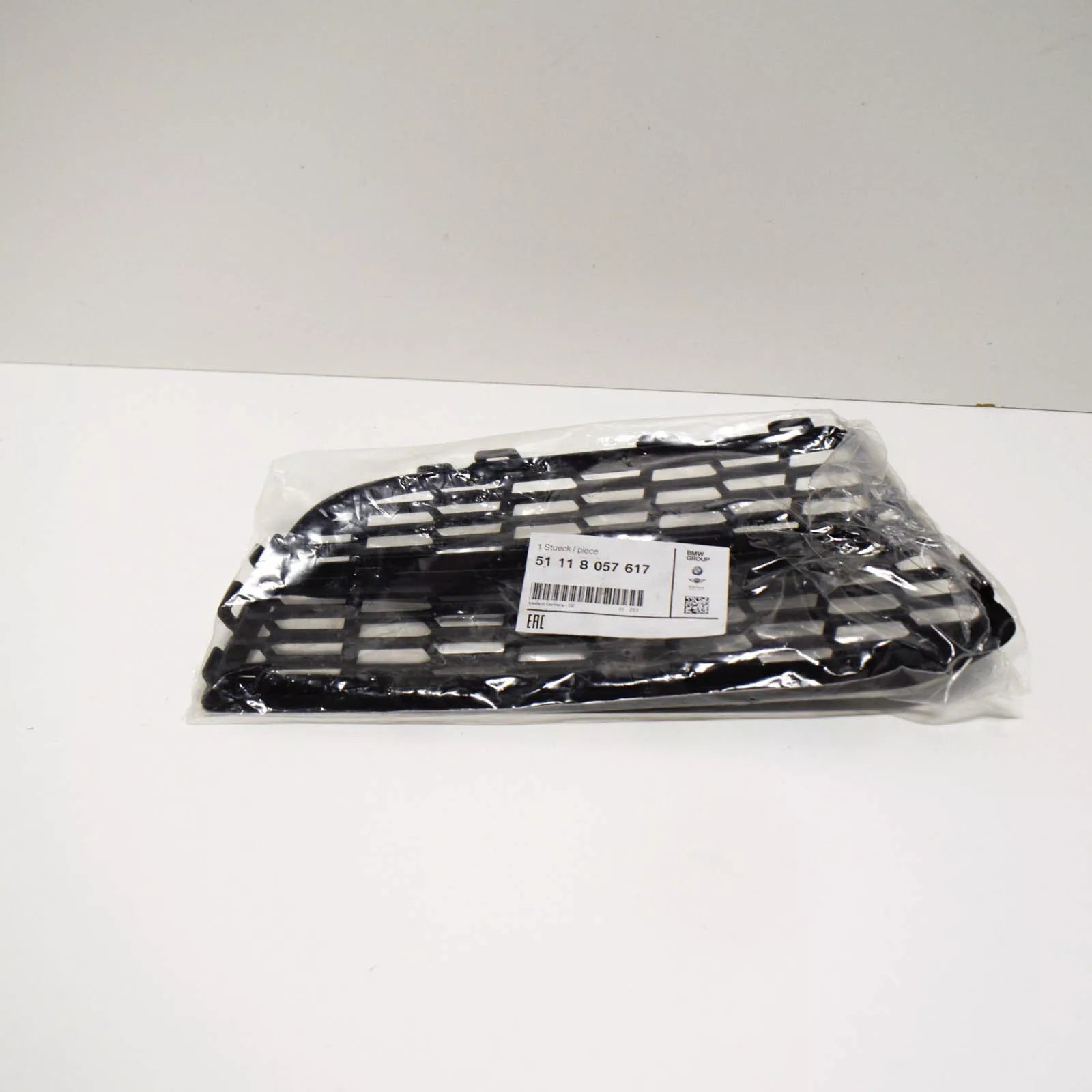 NEW BMW M5 F10 FRONT BUMPER M LEFT OPEN GRILLE M 51118057617 ORIGINAL