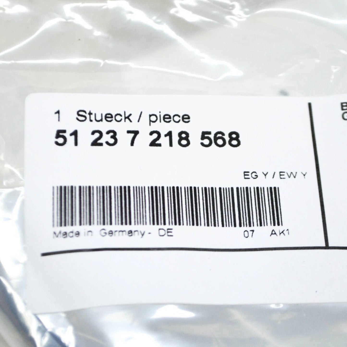 NEW BMW X3 F25 X4 F26 HOOD SAFETY CATCH CABLE 51237218568 7218568 ORIGINAL