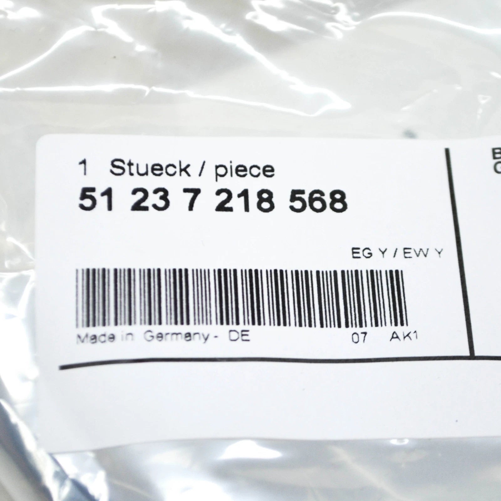 NEW BMW X3 F25 X4 F26 HOOD SAFETY CATCH CABLE 51237218568 7218568 ORIGINAL