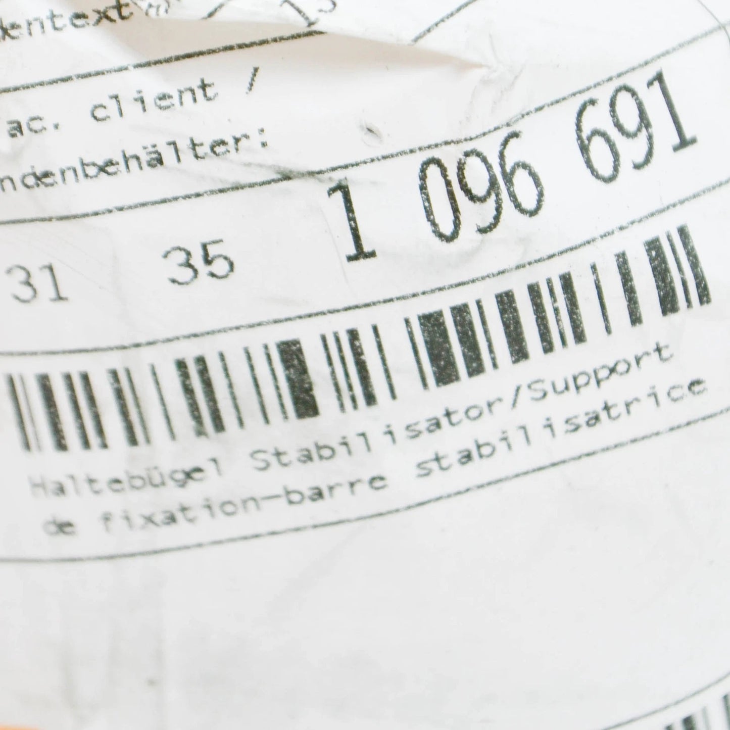 NEW BMW X5 E53 FRONT STABILISER BRACKET SUPPORT 31351096691 ORIGINAL